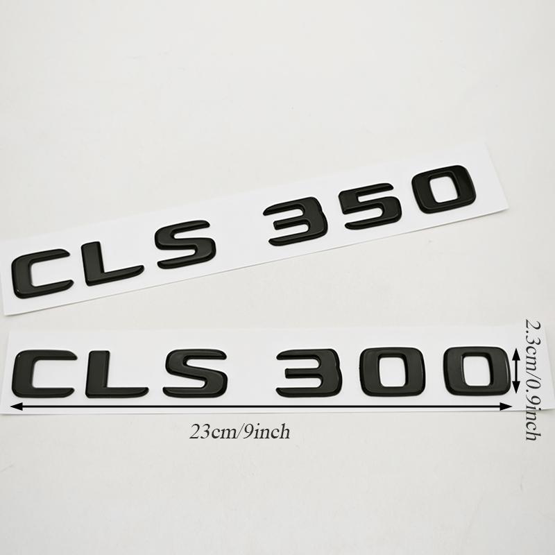 NEW 3D ABS Car Letters Logo CLS260 CLS300 CLS400 Badge Rear Trunk Sticker For Mercedes Benz CLS260 CLS300 CLS400 C218 Accessory