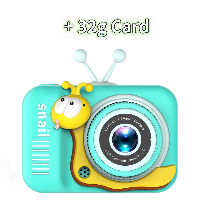 Kinderkamera, Digitalkamera, 20-MP-Kamera, Kinder-Selfie, 4-facher Digitalzoom, 2,0-Zoll-Bildschirm, Doppelobjektiv