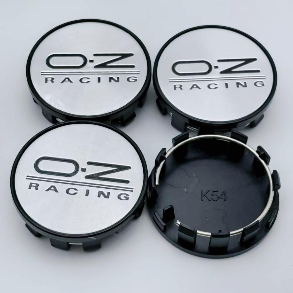 4pcs 54MM 50MM Car Wheel Center Caps With O.Z OZ Racing Logo Emblem Badge Wheel Hubcap Rim Hub Center Dust Cover Car Accessories OZ Racing Badge&4pcs I.D 50MM Caps