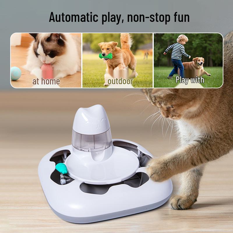 Pet Playmate: Automatic Smart Charging Teaser for Self-Entertainment and Decompression.