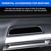 Autorder Door Side Storage Box for 2024 Ford Mustang Accessories Armrest Phone Container Door Organizer Handle Pocket Tray with Anti-slip Mat 2PCS