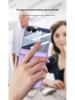 Samsung ZFlip7 Case: Ultra-Thin Foldable Screen Protector with Magnetic Adsorption - Full Coverage, Hard Shell Design.
