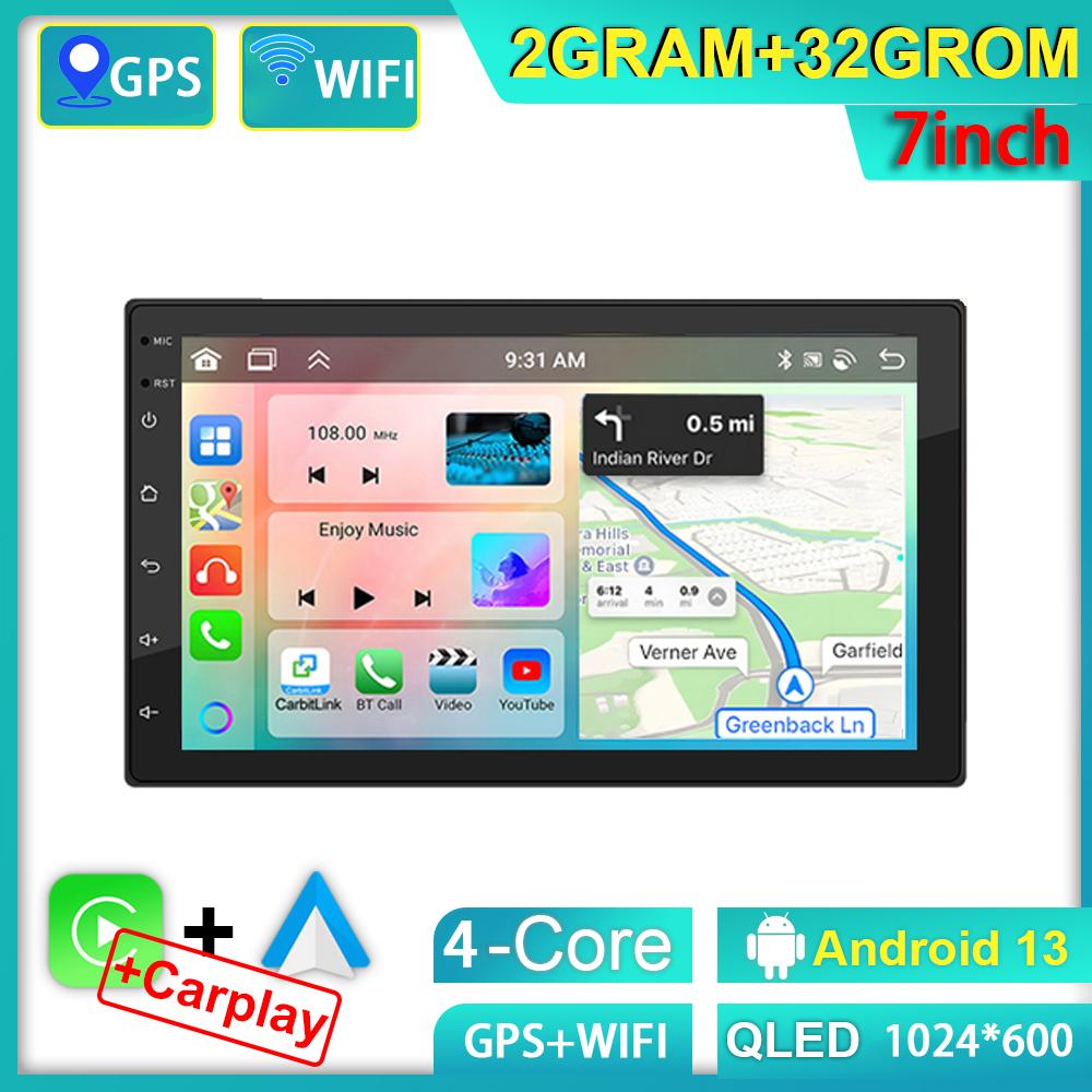7"/9"/10" Car Radio Android Autoradio 32G 2 Din Universal WIFI GPS Car Audio Multimedia Player For Hyundai Nissan Toyota Kia