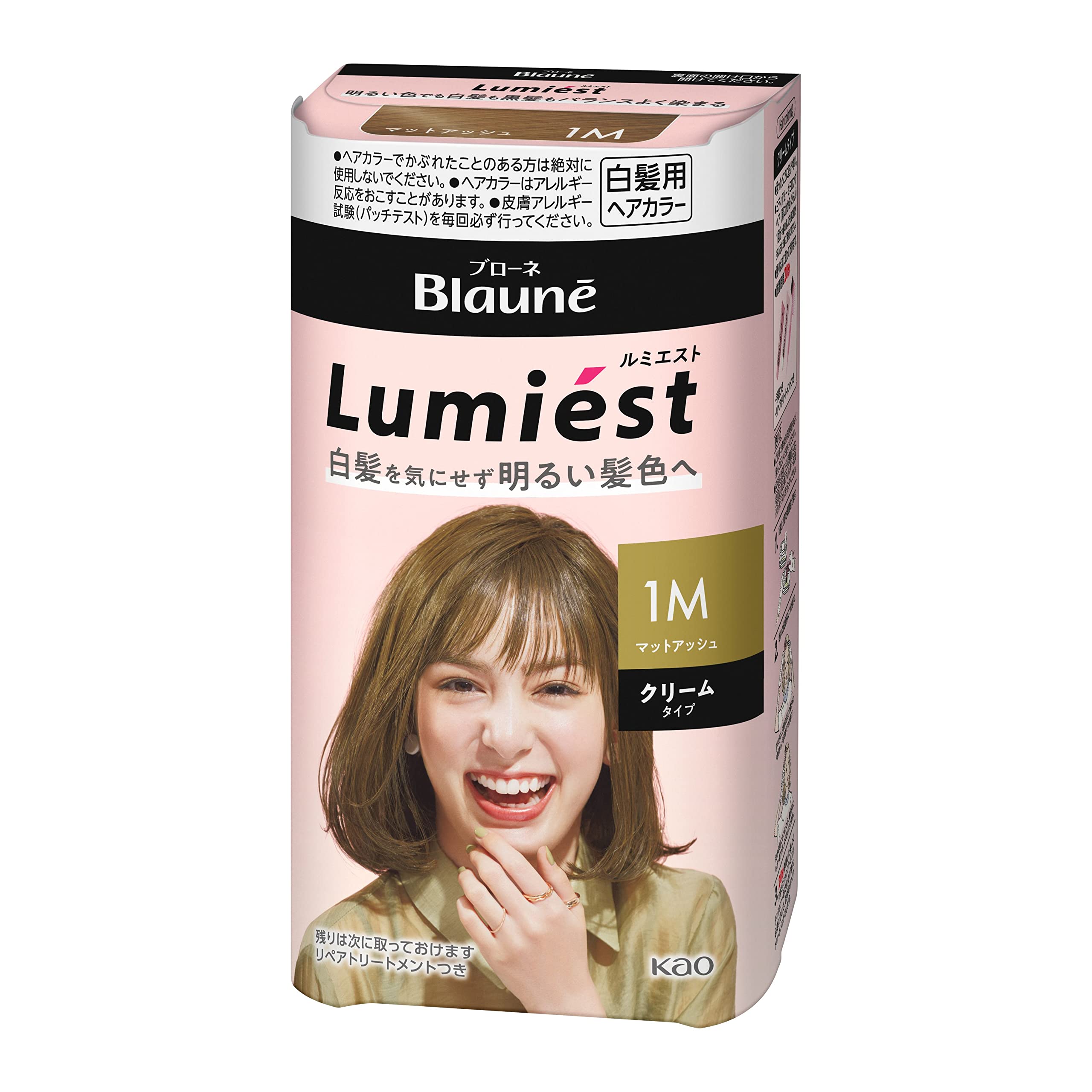 

Blonde Lumiest Hair Matte Ash Enjoy bright hair color without worrying about gray gray hair Matte Ash 108g Color, 1M, [Quasi-drug]. hair. Cream-type