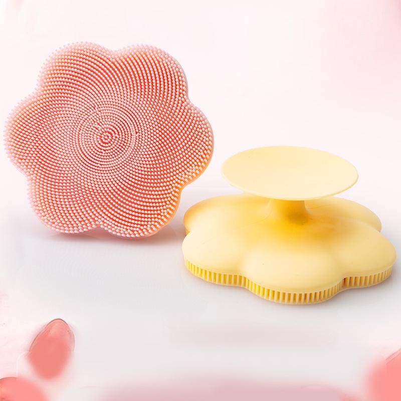 Silicone Facial Cleansing & Exfoliating Brush with Baby Bath & Massage Features