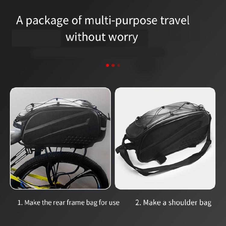 Bolsas de Bicicleta Porta-bagagens Bolsa para Ciclismo Assentos Traseiros Bolsa de Armazenamento Traseira Grande Capacidade Porta-bagagens de Ciclismo Bolsa para Assento Traseiro