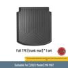 2023 MG7 All-Weather Trunk Mat Set: Includes TPE Trunk Liner and Seat Back Protector