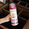 Qiwei Cute Apple 316 Stainless Steel Insulated Straw Water Bottle