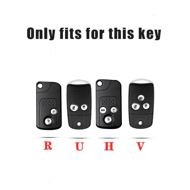 for Honda Civic Fit Accord CRV HRV Jazz Odyssey Shuttle GP2 Spada Step Wgn RG1 Freed Spike Ge6 2/3 Button Car Key Case Cover Bag XK6