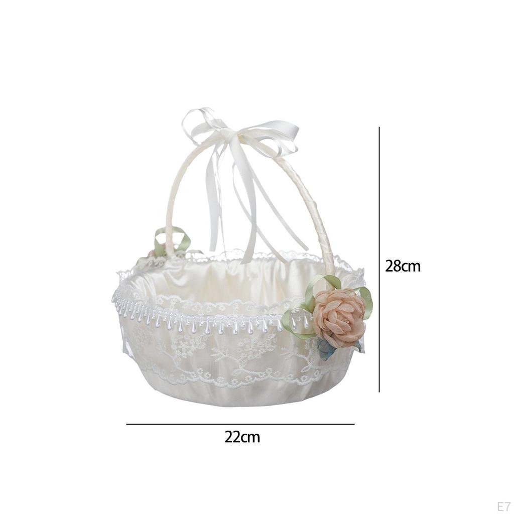 Elegant Wedding Basket for Romantic Occasions