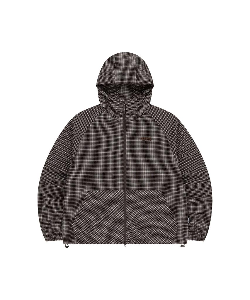 Mahagrid Check Windbreaker Brown(Mg2Gsmb961A)
