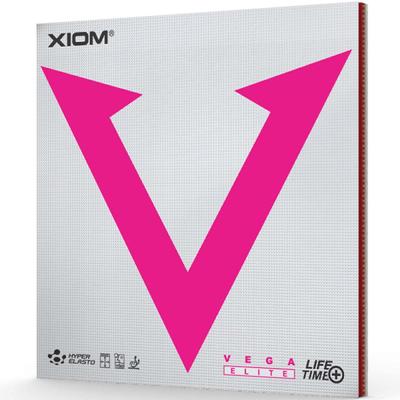 XIOM Table Tennis Rubber Back Soft Vega Elite Red 10491 2.0