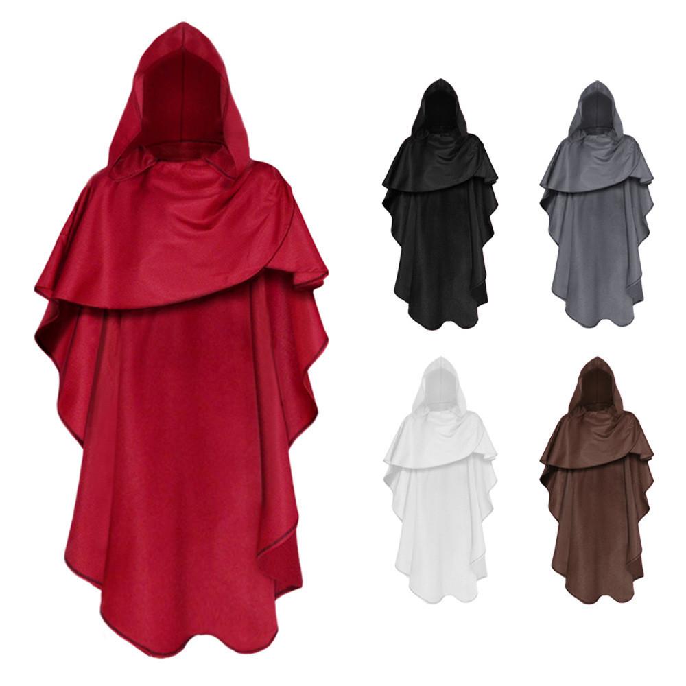 Stage Cloak Medieval Performance Cosplay Costume Polyester Halloween Party