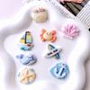 8-Piece Ocean Cartoon Resin DIY Set: Cream Glue, Handmade Jewelry, Hair Clips, Phone Cases, Shoe Buckles