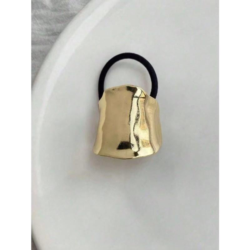 Golden Geometric Metal Headbands, Elastic Hair Accessories Gift Set