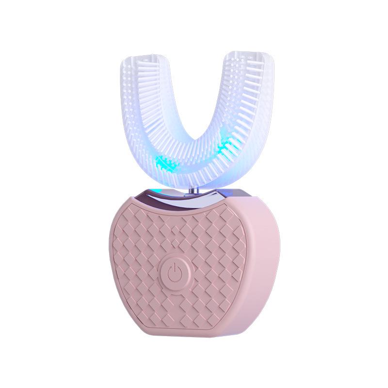 Electric U-Shaped Toothbrush for Adults - Automatic Whitening & Cleaning for Home Use, Students & Couples