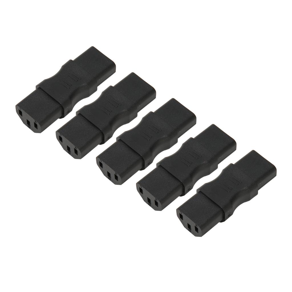 5PCS IEC320 C13 to C13 Power Adapter 2500W Cable Adapter Connector for Laptop Ups Socket PDU Chassis