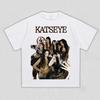 THE KATSEYE Tshirt K Popular Group Top Summer Mens Womens Hiphop Printed Tshirt Casual Harajuku Casual Street Wear Y2K
