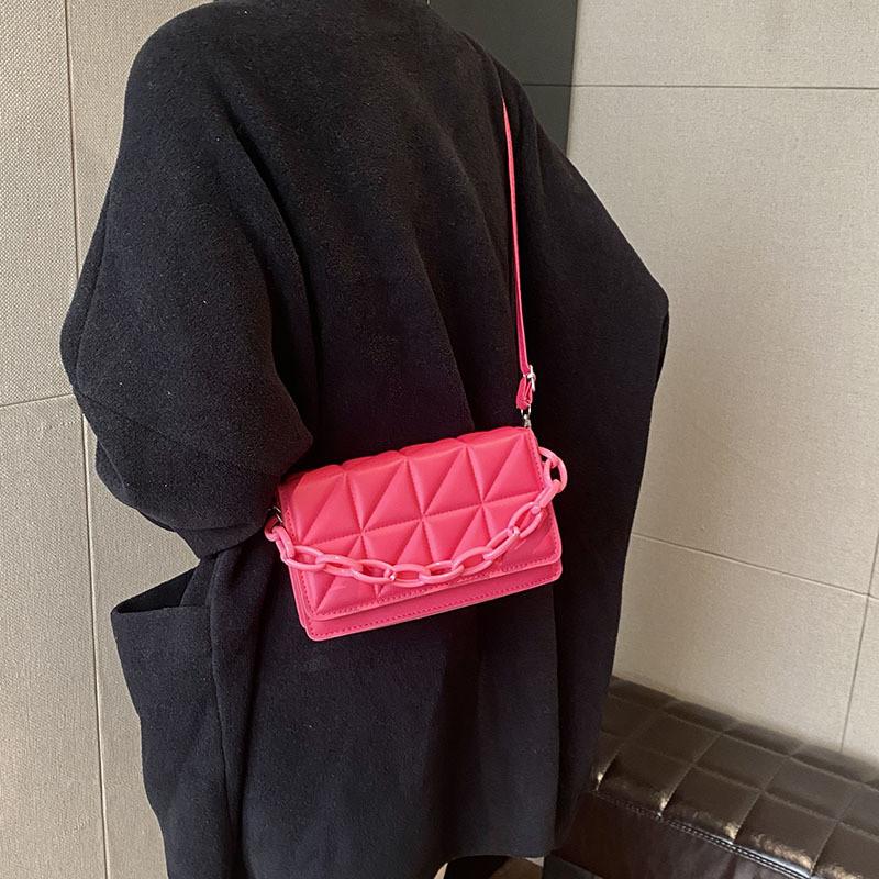 Trendy Pu Leather Small Square Shoulder Bag For Women Ideal For Everyday Fashion Needs