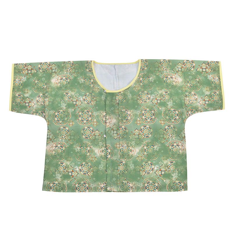 Restore The Chinese Tang Dynasty Style Hanfu Round Neck Shirt Tang Bei Zi And One-piece Skirt Daily Suit For Women