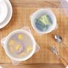 3Pcs/lot Reusable Silicone Wrap Seal Food Fresh Keeping Wrap Lid Cover Stretch Vacuum Food Wrap Bowl Cover Home Kitchen Tools