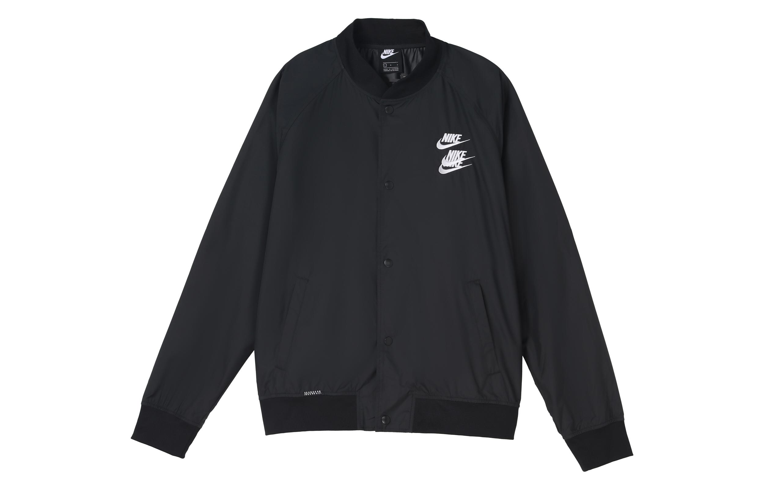 Nike Jackets Men s Black Baseball Collar Moderate Other DA0648-010 M