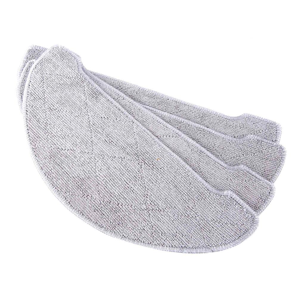2025+ 4PCS Replacement Mop Cloths Cleaning Pads for T10 Q6 Pro Robot Vacuum Cleaner, Microfiber Mopping Pads