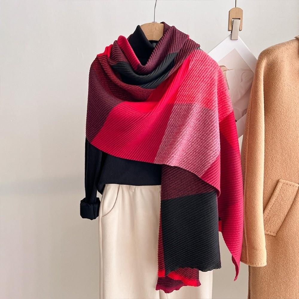 Windproof Keep Warm Blanke Multi-Colored Pashmina Fashion Scarf Shawl  Winter