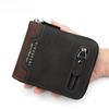 Large Capacity PU Leather Coin Purse Thin Card Holder Portable Men's Short Wallet  Travel