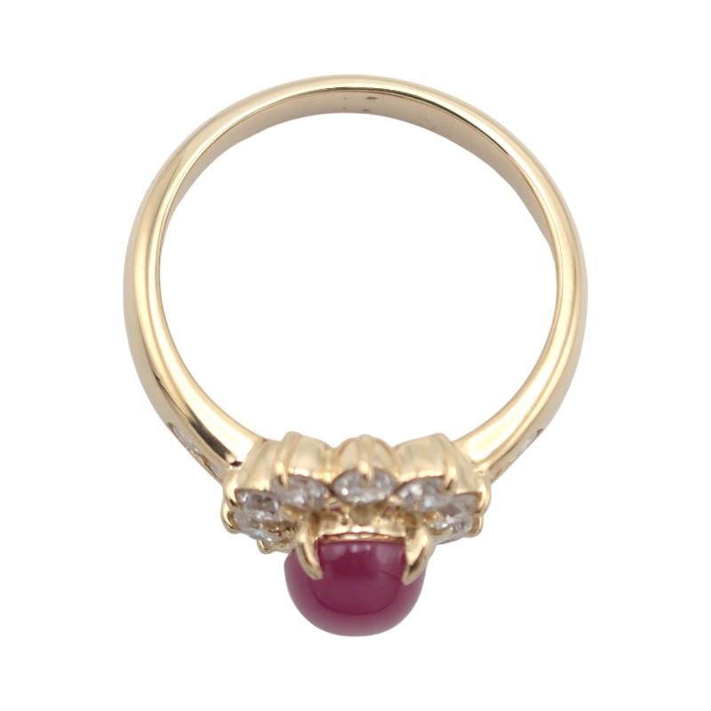No Brand  #13(JP Size) Ring Gold K18 Yellow Gold Women