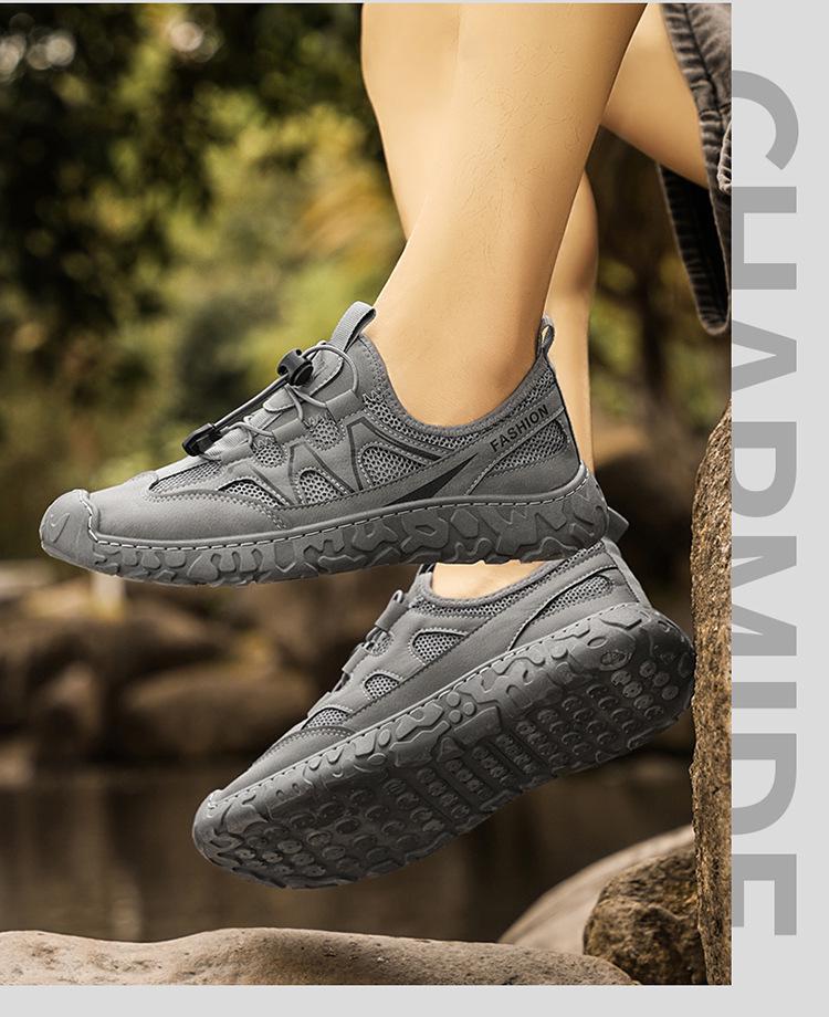 Men's Breathable Non-slip Sports and Work Shoes - Light Mesh Casual Footwear