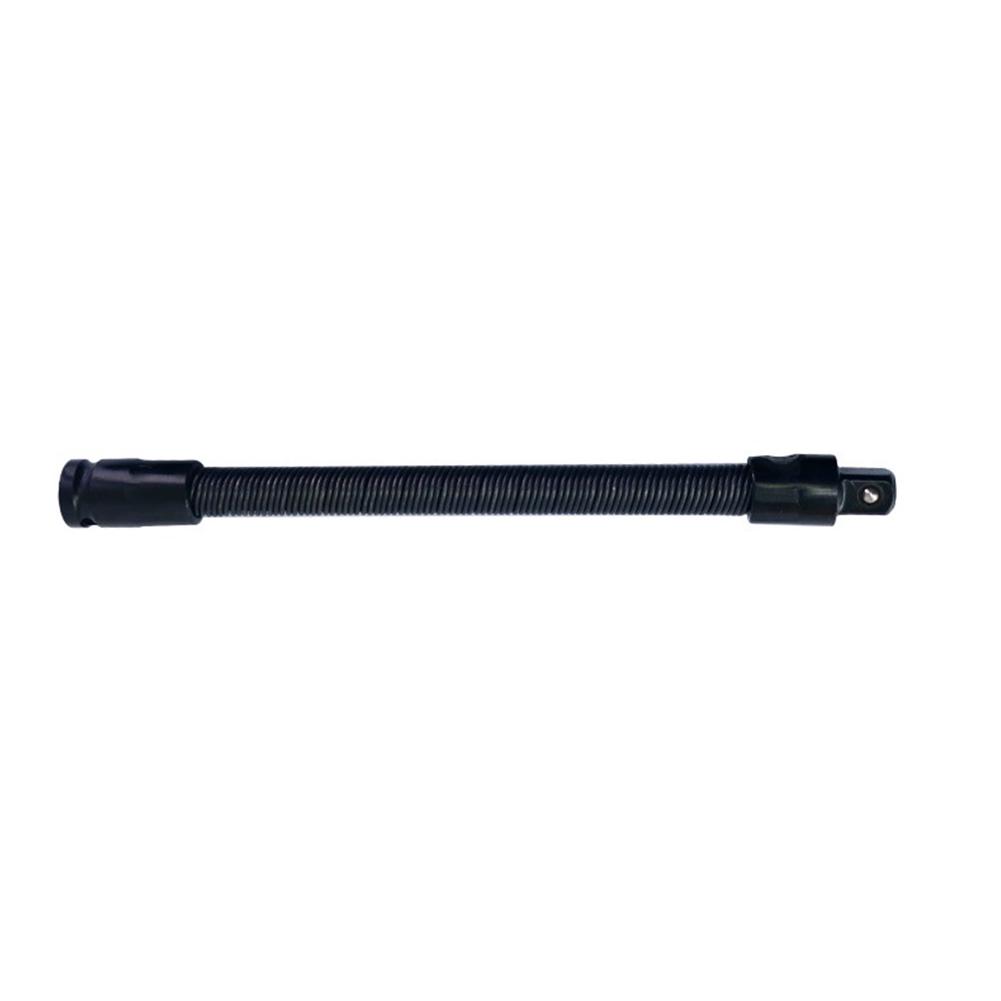 High Quality New Extension Rod Flexible Shaft Wrench 1/2 Inch 12.7mm Black Drive Extender Flexible Shaft Spring Steel (middle)