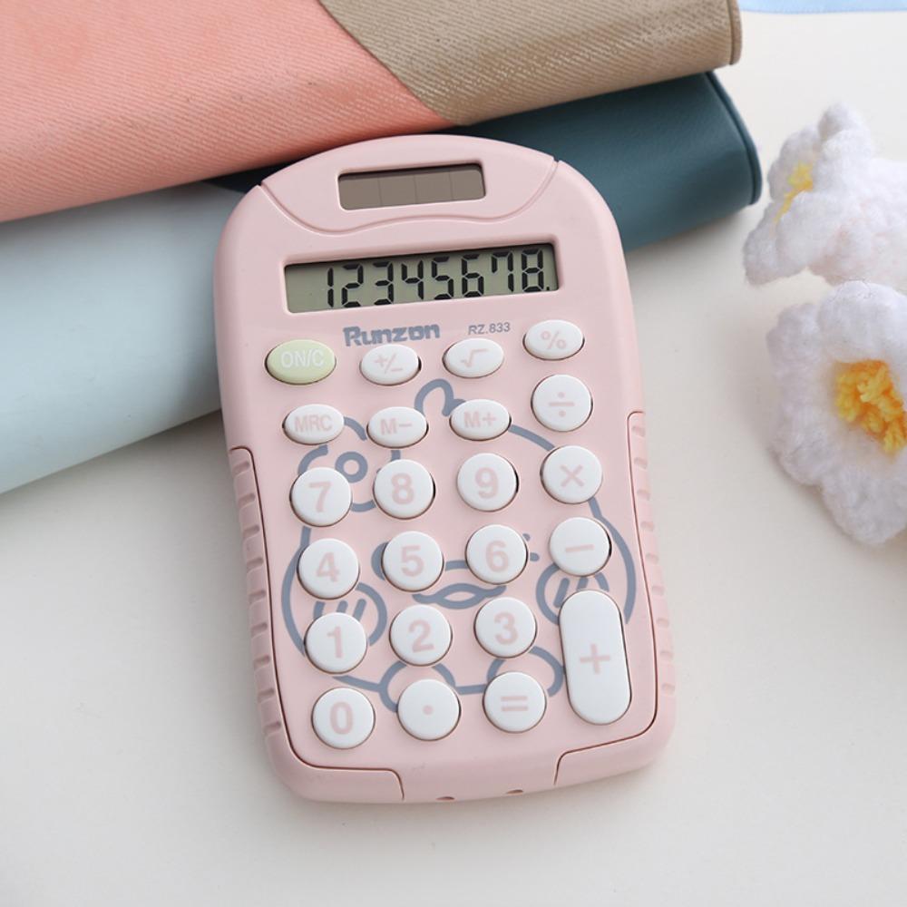 

Mini Keyboard Calculator 8-digit Math Calculators New Electronic Calculator School Supplies рожевий