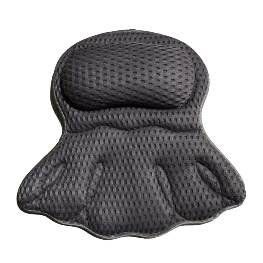 Machine Washable Bath Pillow Neck and Back Support Bathtub Cushion Bathroom Supplies