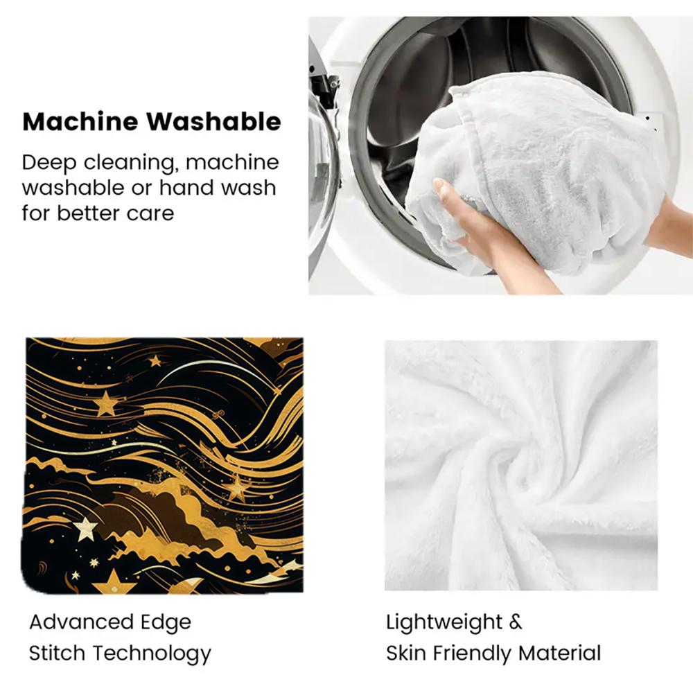 Golden Soccer Print Thin Flannel Blanket for Bedroom,Living Rooms,Sofas Blankets,Lunch Breaks,blankets Fluffy Blanket