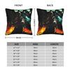 Megadeths Pillow Case MegaRock City Heavy Metal Square Pillow Cover For Sofa Couch Bed Living Room Cute Funny Cushion Cover