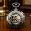 European-Style Carved Hollow Mechanical Pocket Watch, Classic Roman Scale Manual Mechanical Pocket Watch, Student And Elderly Gift Watch