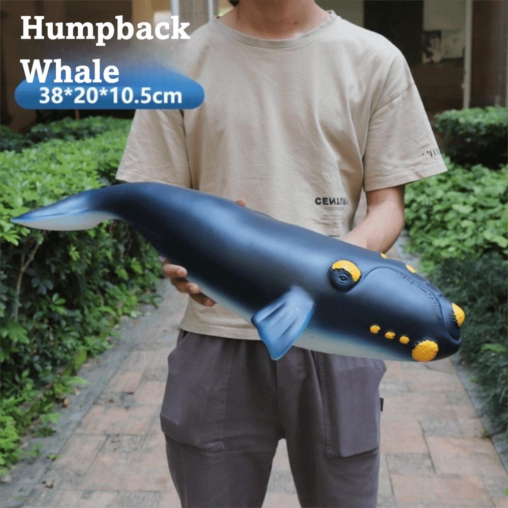 Large Size Ocean Animals Action Figures Great White Shark Model  Ocean Animal Simulation