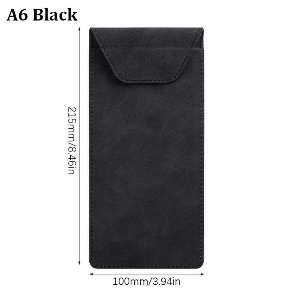 PU Leather Menu Wine Holder Pen Insert Waterproof Clipboard Document Clip Invisible Magnetic Buckle Order Dishes Note Holder
