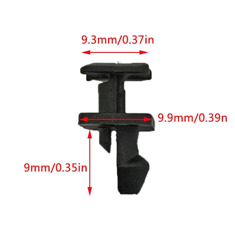 20Pcs For E32 E34 Windscreen Cowl And Scuttle Panel Trim Clips Plastic Fasteners Auto Plastic Fastener Car Accessories