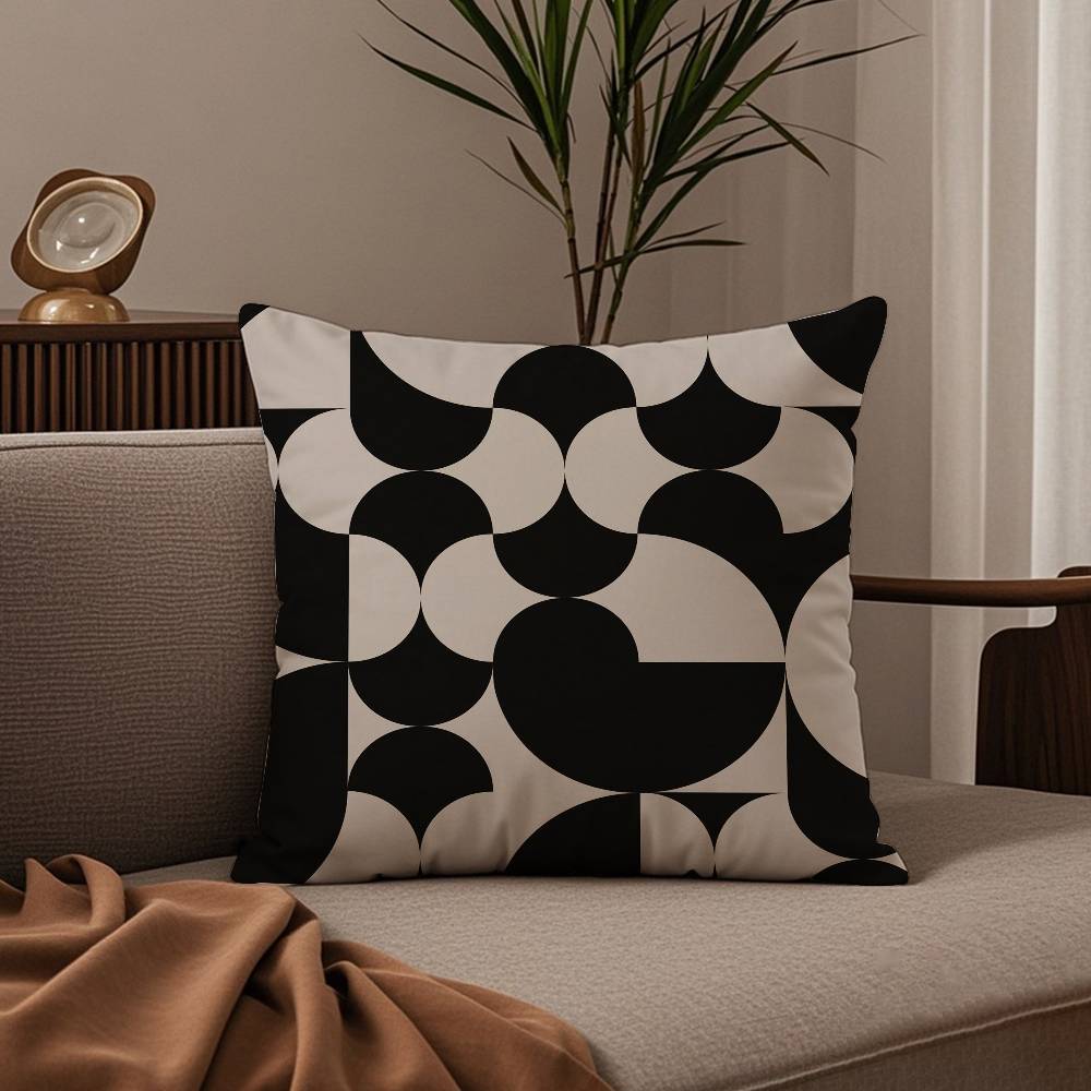 Modern Reduced Geometry Pillow Case Pattern Printing Pillowcase Living Room Sofa Cushion Cover Bedroom Room Decor