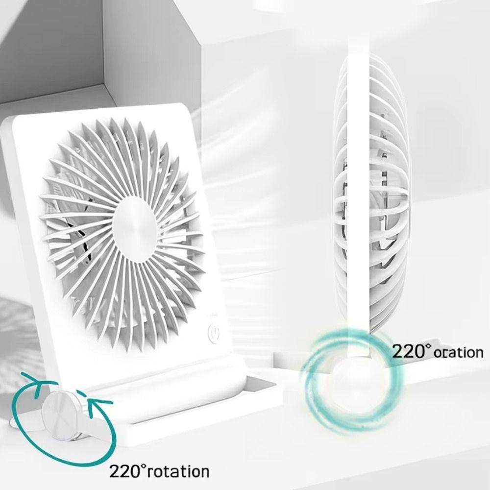 Lightweight Desk Fan Folding Ultra-thin Mini Fan Table Fan Small USB Fan  Travel