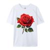 Unisex Clothing Red Rose Tees Birthday Camisa Unisex Retro Funny Camisa Unisexs TShirts Funny Tops Tees Top Quality