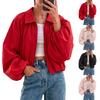Lässige Damen-Jacke mit Ärmeln für den Alltag
