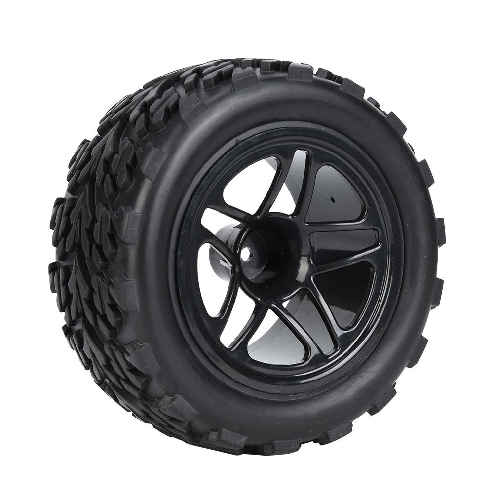 1 10 Universal Remote Control Vehicle Wheels Car Tires RC Car Accessory 115mmBlack