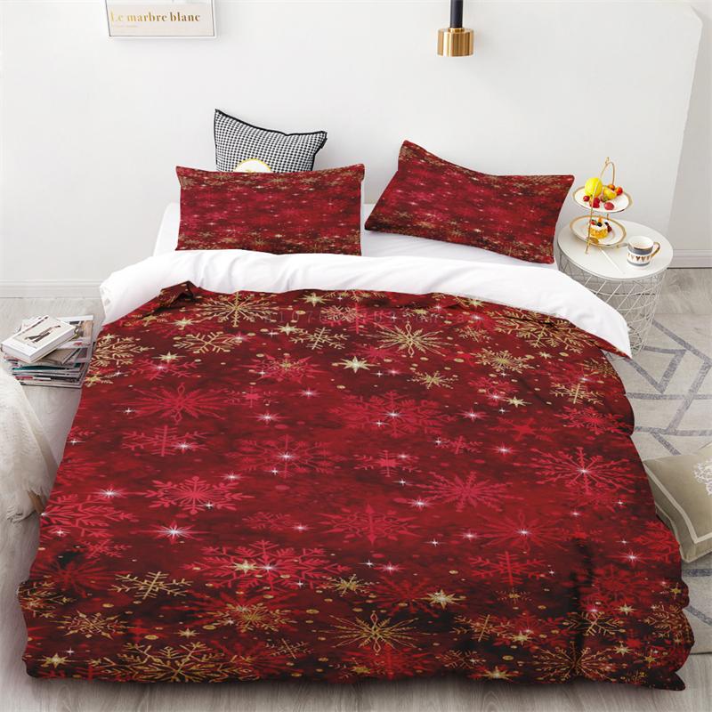 Povlak na peřinu Vánoční Los Větev borovice Potisk Ložnice Obývací pokoj Pokojová dekorace Jednolůžko Dvoulůžko Queen King Size