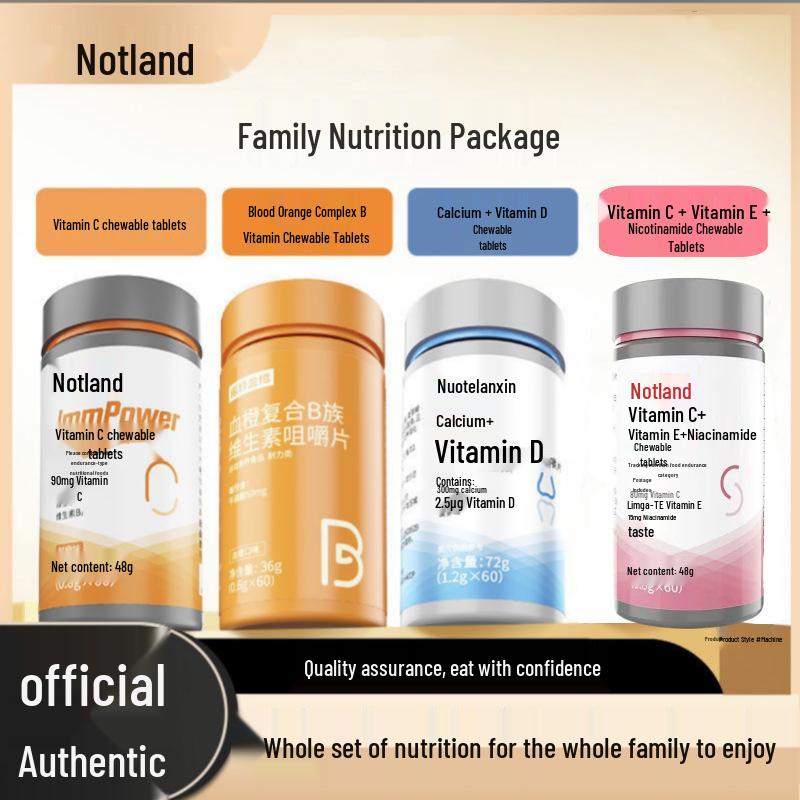 Nott.Land Niacinamide, Calcium VD, Blood Orange B & Vitamin C Combo Pack