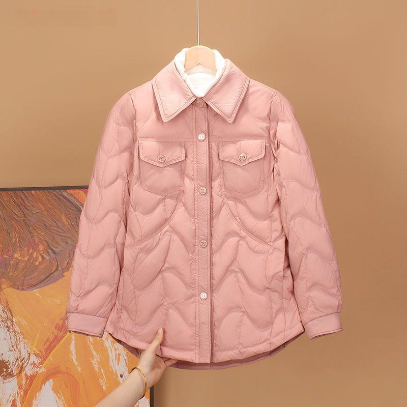 New winter down jacket short fashion loose light versatile warm jacket