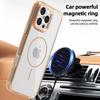 For iPhone 16 Pro Magnetic Clear Case TPU PC Protective Phone Cover