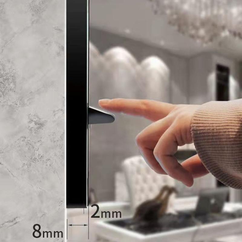 Upgrades Toggles Resets Electrical Switches Panel Hardened Glass Cover Strong Design Wall Mounted Accessory for Household